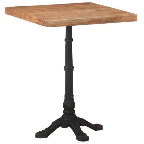 Bistro stolić 60 x 60 x 76 cm od masivnog bagremovog drva  - 1 Masivno bagremovo drvo Četvrtasto 4 legs Cijena