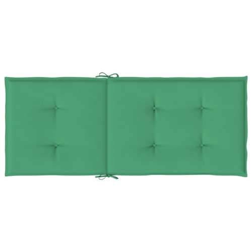 Jastuci za vrtne stolice 6 kom zeleni 120x50x3 cm od tkanine Cijena