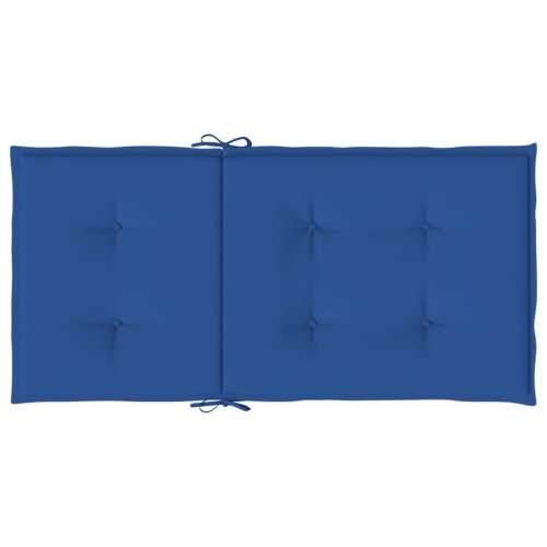 Jastuci za vrtne stolice 4 kom plavi 100 x 50 x 3 cm od tkanine Cijena