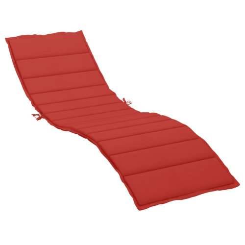 Jastuk za ležaljku crveni 200 x 60 x 3 cm od tkanine Oxford Cijena