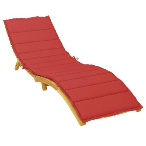 Jastuk za ležaljku crveni 200 x 60 x 3 cm od tkanine Oxford Cijena