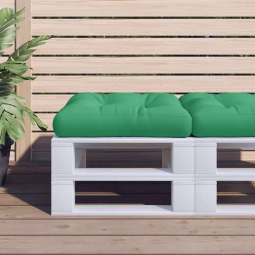 Jastuk za palete zeleni 58 x 58 x 10 cm od tkanine
