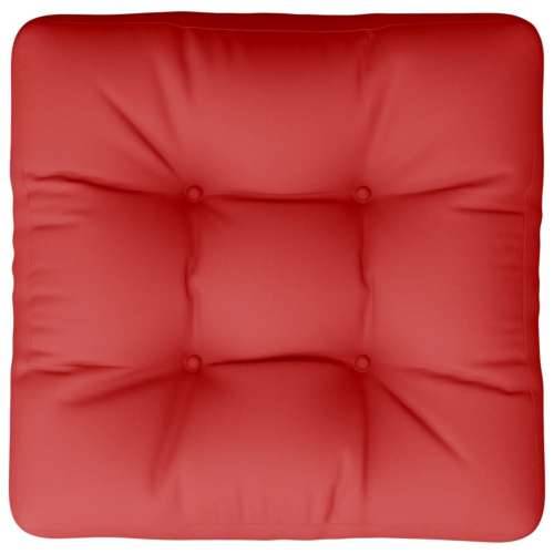 Jastuk za palete crveni 58 x 58 x 10 cm od tkanine Cijena