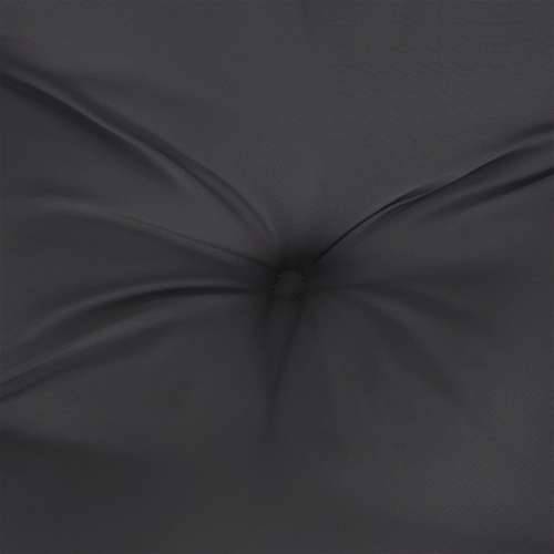 Jastuk za palete crni 58 x 58 x 10 cm od tkanine Cijena