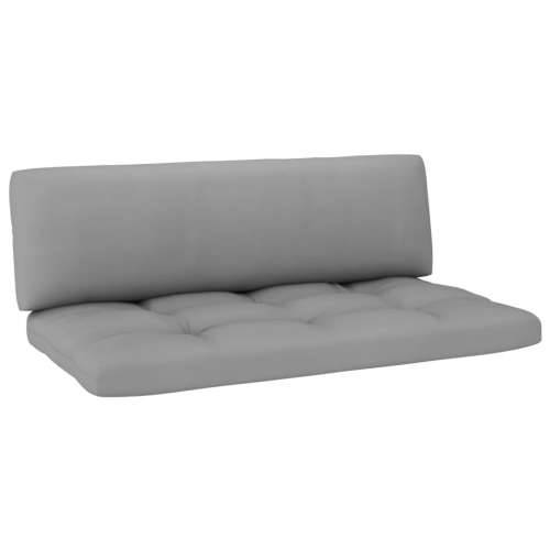Jastuci za sofu od paleta 2 kom sivi Cijena