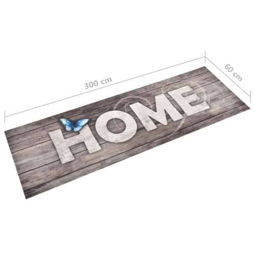 Kuhinjski tepih s natpisom Home perivi 60 x 300 cm Cijena