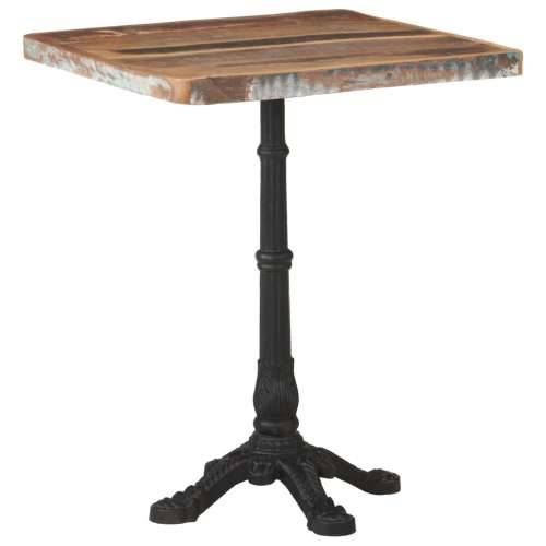 Bistro stolić 60 x 60 x 76 cm od masivnog obnovljenog drva   - 1 masivno obnovljeno drvo Četvrtasto 4 legs Cijena