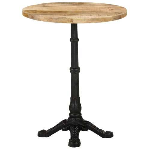 Bistro stolić Ø 60 x 76 cm od grubog drva manga - 1 grubo drvo manga Okruglo 4 legs Cijena