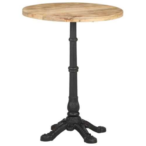 Bistro stolić Ø 60 x 76 cm od grubog drva manga - 1 grubo drvo manga Okruglo 4 legs Cijena