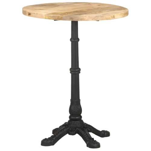 Bistro stolić Ø 60 x 76 cm od grubog drva manga - 1 grubo drvo manga Okruglo 4 legs Cijena