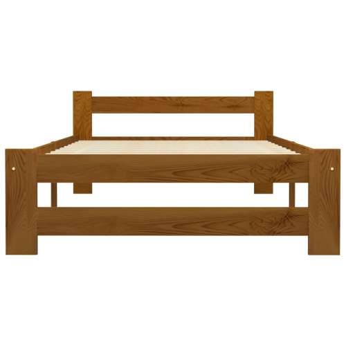 Okvir za krevet od masivne borovine boja meda 90 x 200 cm - boja meda 90 x 200 cm Cijena
