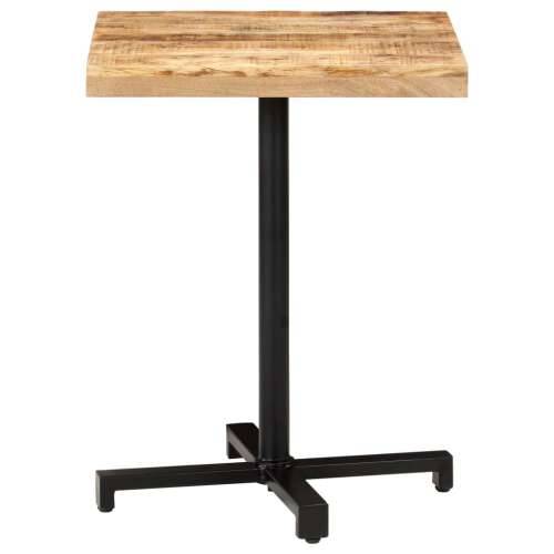 Bistro stolić četvrtasti 60 x 60 x 75 cm od grubog drva manga - 60 x 60 x 75 cm 1 grubo drvo manga Cijena