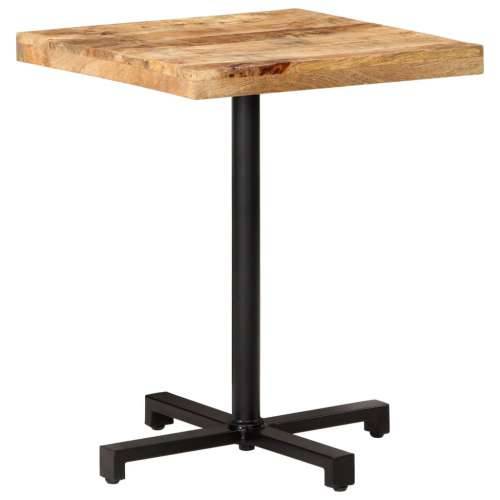 Bistro stolić četvrtasti 60 x 60 x 75 cm od grubog drva manga - 60 x 60 x 75 cm 1 grubo drvo manga Cijena