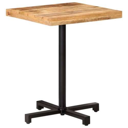 Bistro stolić četvrtasti 60 x 60 x 75 cm od grubog drva manga - 60 x 60 x 75 cm 1 grubo drvo manga Cijena