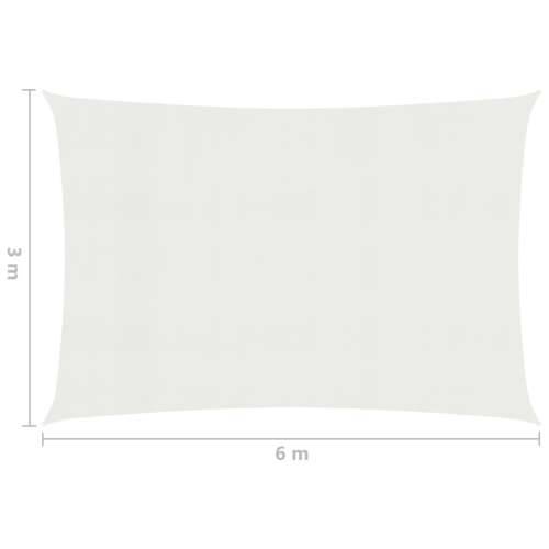 Jedro za zaštitu od sunca 160 g/m² bijelo 3 x 6 m HDPE Cijena