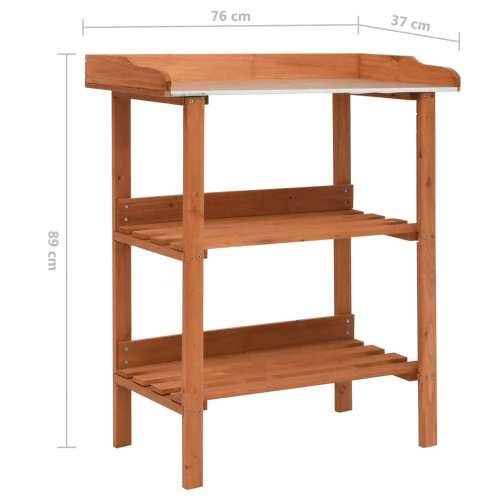 Stalak za biljke 76 x 37 x 89 cm od jelovine Cijena