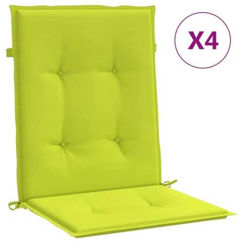 Jastuci za vrtne stolice 4 kom svjetlozeleni 100x50x3cm tkanina Cijena