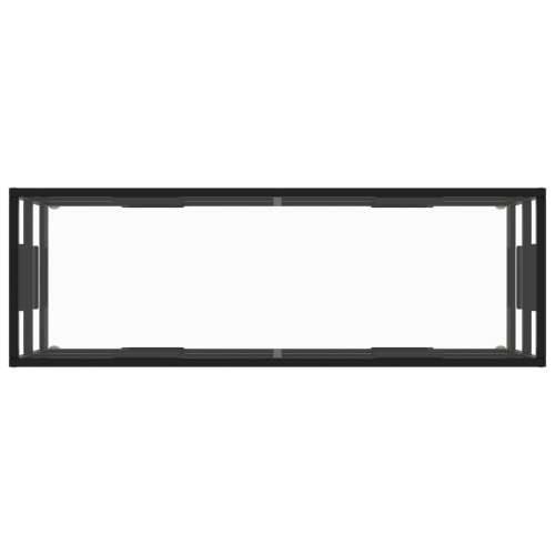 TV ormarić crni s kaljenim staklom 120 x 40 x 40 cm - *Transparent*an 1 120 cm Cijena