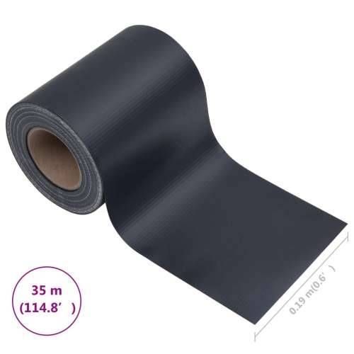 Vrtna pregrada – Vrtni zaslon za privatnost PVC 35 x 0,19 m mat tamnosivi - Tamno siva 35 x 0.19 m 1 Cijena