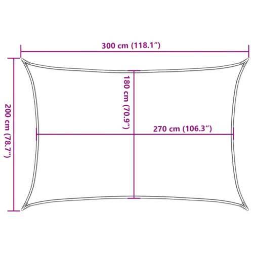 Jedro za zaštitu od sunca 160 g/m² krem 2 x 3 m HDPE - Krema 3 x 2 m 1 Cijena