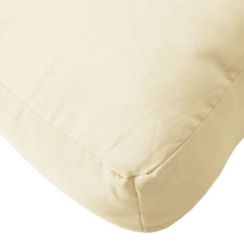 Jastuk za palete krem 50 x 50 x 12 cm od tkanine Cijena