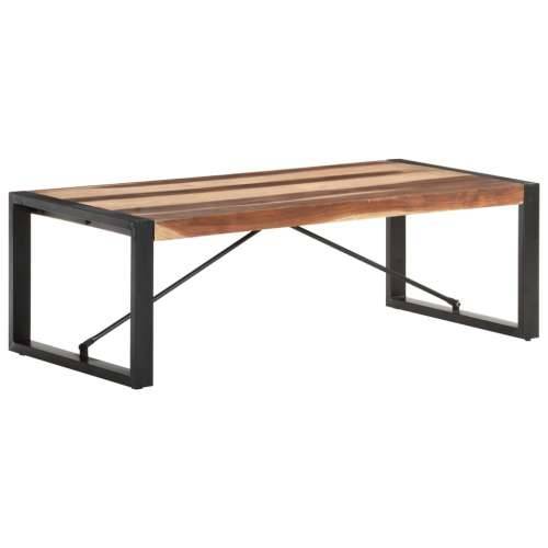 Stolić za kavu 120 x 60 x 40 cm od masivnog drva - 1 Masivno drvo Cijena