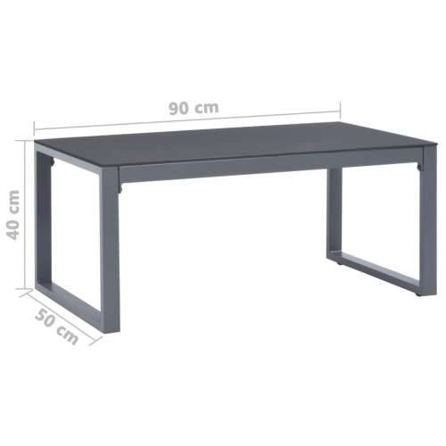 Stolić za kavu 90 x 50 x 40 cm aluminijski Cijena