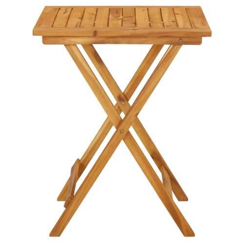 Sklopivi vrtni stol 60 x 60 x 75 cm od masivnog bagremovog drva - 1 60 cm Četvrtasto Cijena