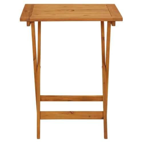Sklopivi vrtni stol 60 x 60 x 75 cm od masivnog bagremovog drva - 1 60 cm Četvrtasto Cijena