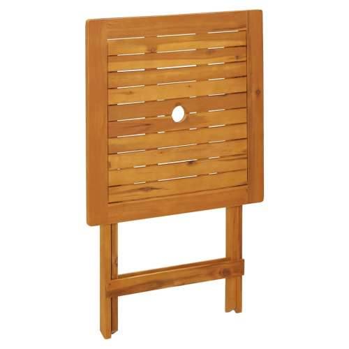 Sklopivi vrtni stol 60 x 60 x 75 cm od masivnog bagremovog drva - 1 60 cm Četvrtasto Cijena