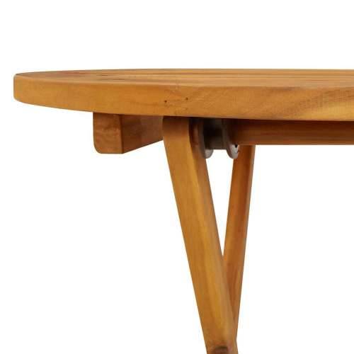 Sklopivi vrtni stol 70 cm od masivnog bagremovog drva - 1 70 cm Okruglo Cijena
