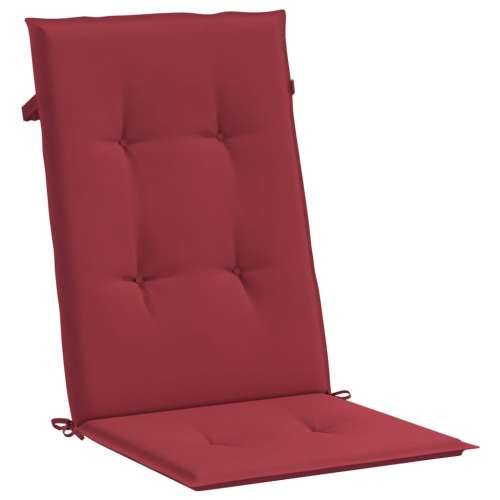 Jastuci za vrtne stolice 6 kom boja vina 120x50x3 cm od tkanine Cijena