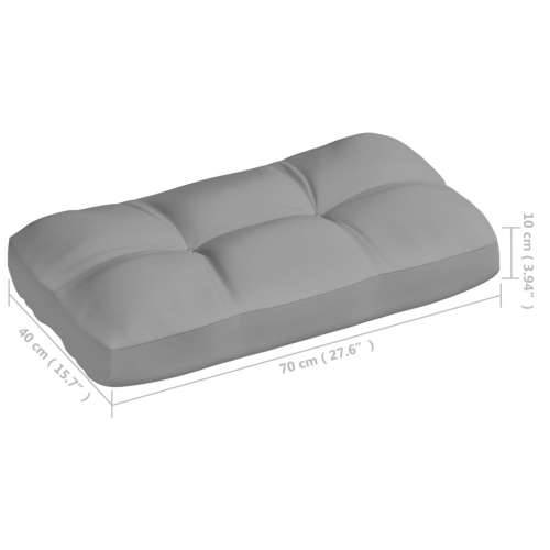 Jastuci za sofu od paleta 7 kom sivi Cijena