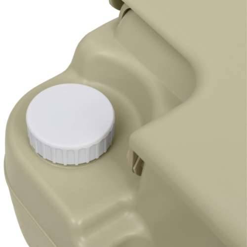 Prijenosni set toaleta 10+10 L i stalka s Lavabo - Umivaonikom 20 L sivi Cijena