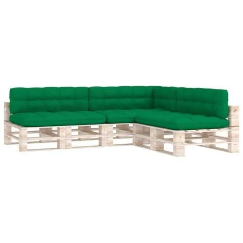 Jastuci za sofu od paleta 7 kom zeleni Cijena