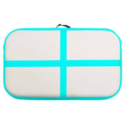 Strunjača na napuhavanje s crpkom 60 x 100 x 15 cm PVC zelena - Zelena 60 x 100 x 15 cm 1 Cijena