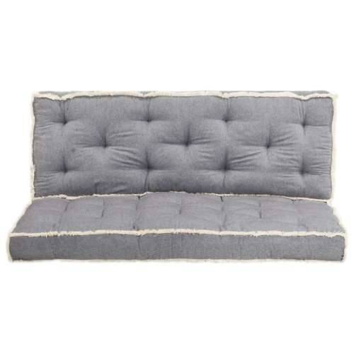 2-dijelni set jastuka za sofu od paleta antracit Cijena