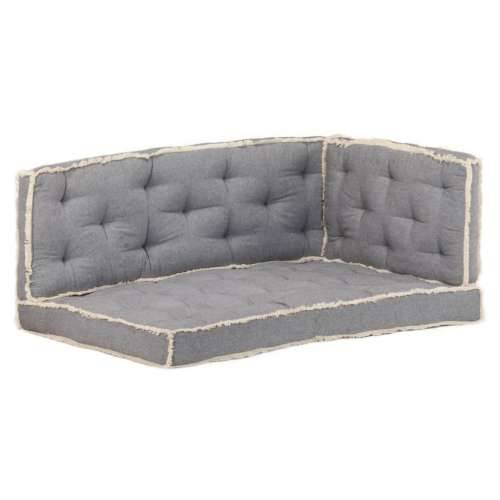 3-dijelni set jastuka za sofu od paleta antracit Cijena