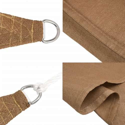 Jedro za zaštitu od sunca 160 g/m² smeđe-sivo 3,6 x 3,6 m HDPE Sivo-smeđa 3.6 x 3.6 m 1 Cijena