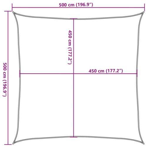 Jedro za zaštitu od sunca 160 g/m² tamnozeleno 5 x 5 m HDPE - Tamnozelena 5 x 5 m 1 Cijena