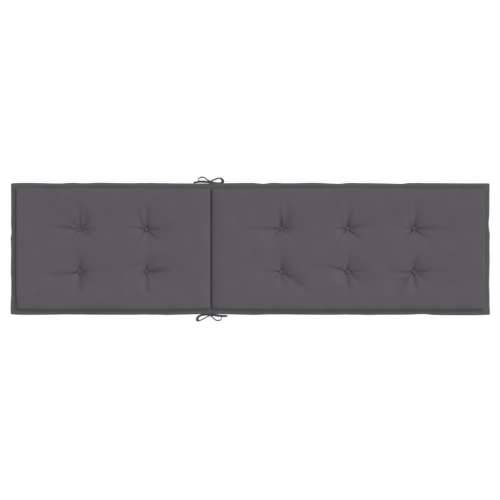Jastuk za ležaljku antracit (75 + 105) x 50 x 3 cm Cijena