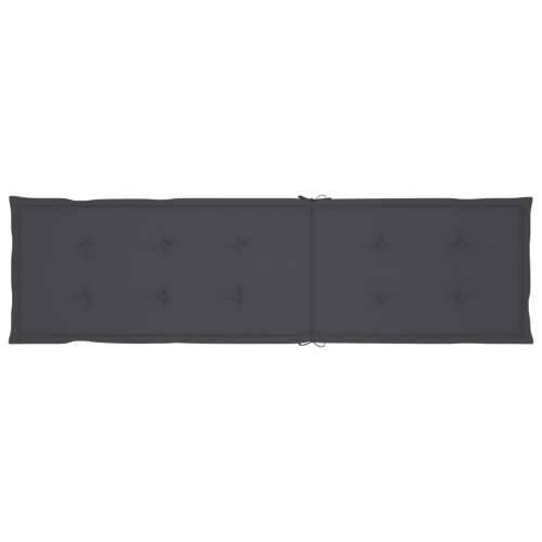 Jastuk za ležaljku antracit (75 + 105) x 50 x 3 cm Cijena