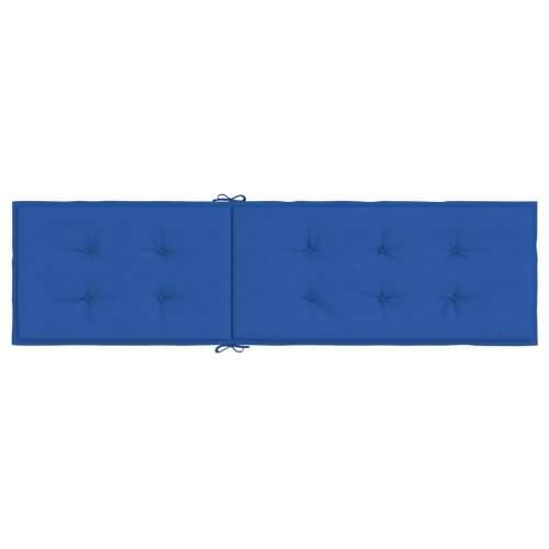 Jastuk za ležaljku kraljevsko plavi (75 + 105) x 50 x 4 cm - Kraljevski plava 1 Cijena