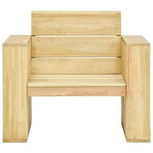 Vrtne stolice 2 kom 89 x 76 x 76 cm od impregnirane borovine - 2 Cijena