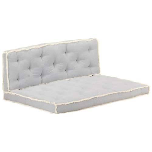 2-dijelni set jastuka za sofu od paleta sivi Cijena