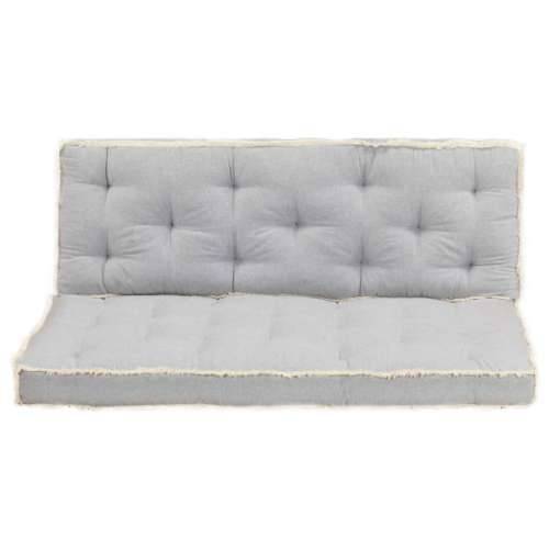 2-dijelni set jastuka za sofu od paleta sivi Cijena
