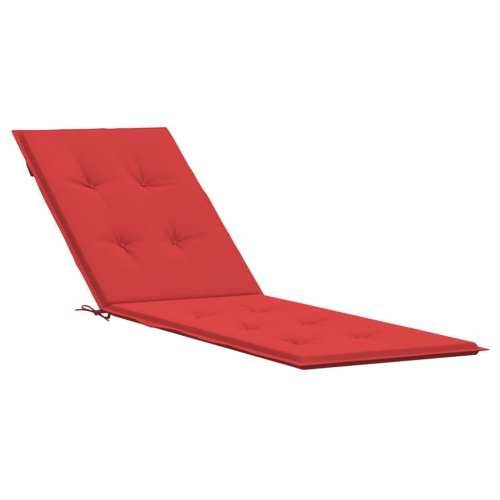 Jastuk za ležaljku crveni (75 + 105) x 50 x 3 cm Cijena