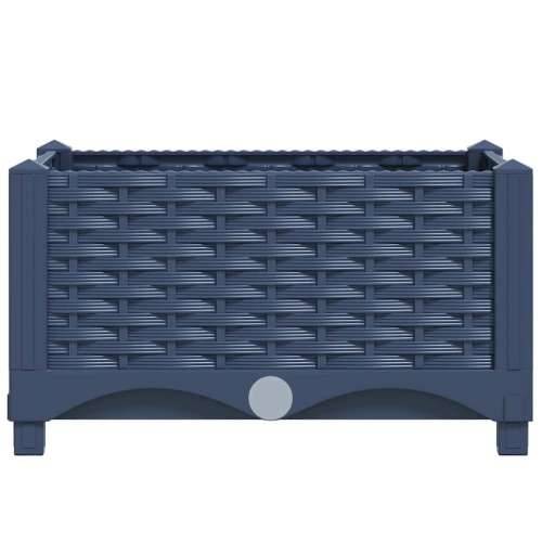 Povišena gredica 160x40x23 cm od polipropilena - Plavo-siva 160 x 40 x 23 cm 1 Cijena