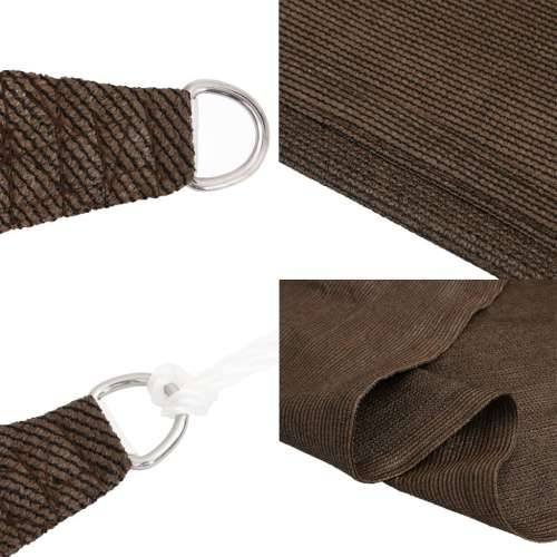 Jedro za zaštitu od sunca 160 g/m² smeđe 2,5 x 2,5 m HDPE - Smeđa 2.5 x 2.5 m 1 Cijena