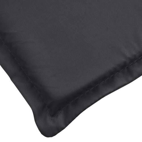 Jastuk za ležaljku crni 200 x 60 x 3 cm od tkanine Oxford Cijena